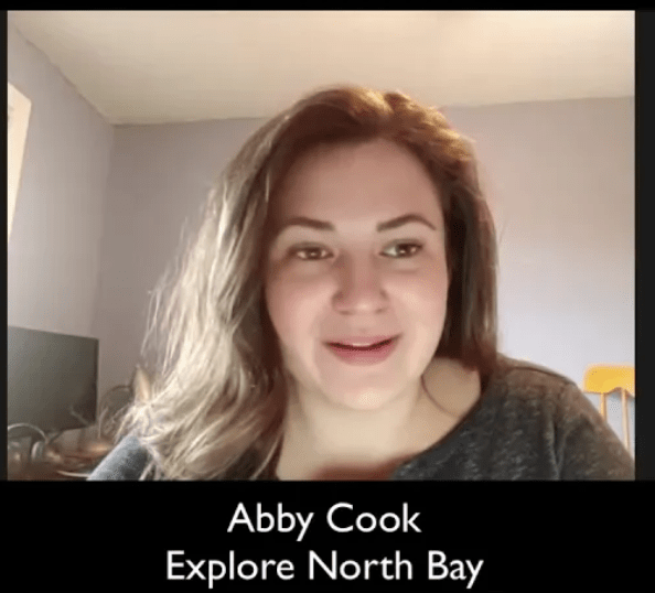 Abby Cook from Explore North Bay Tourism